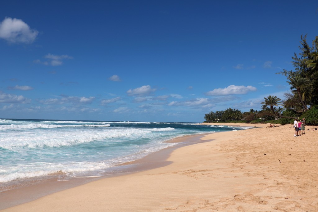 Sunset beach on Oahu's north shore